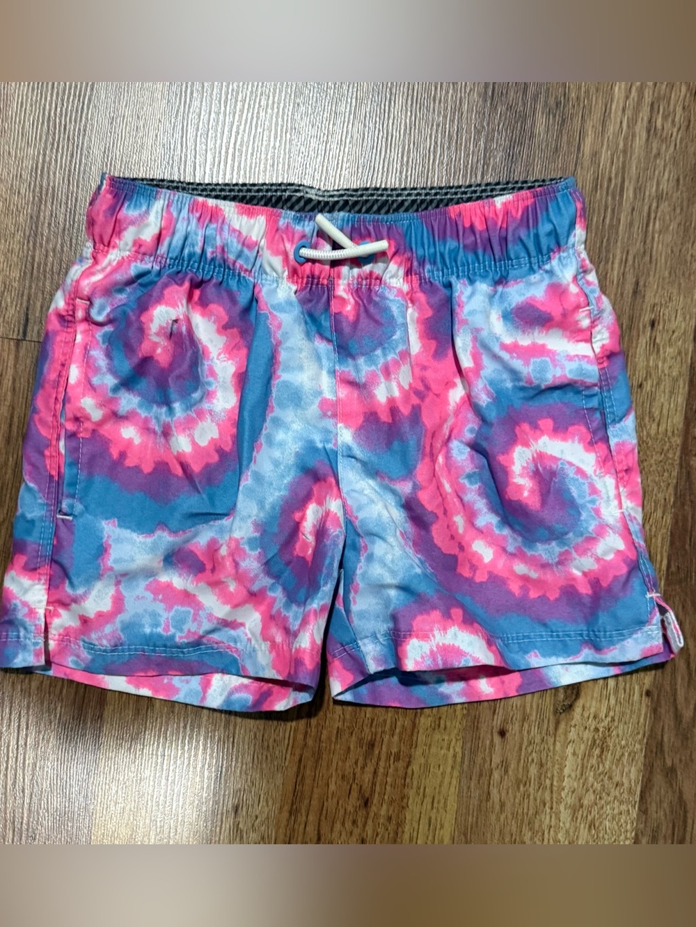 Art Class - Tie-Dye Swim Shorts in Pink & Blue - XS